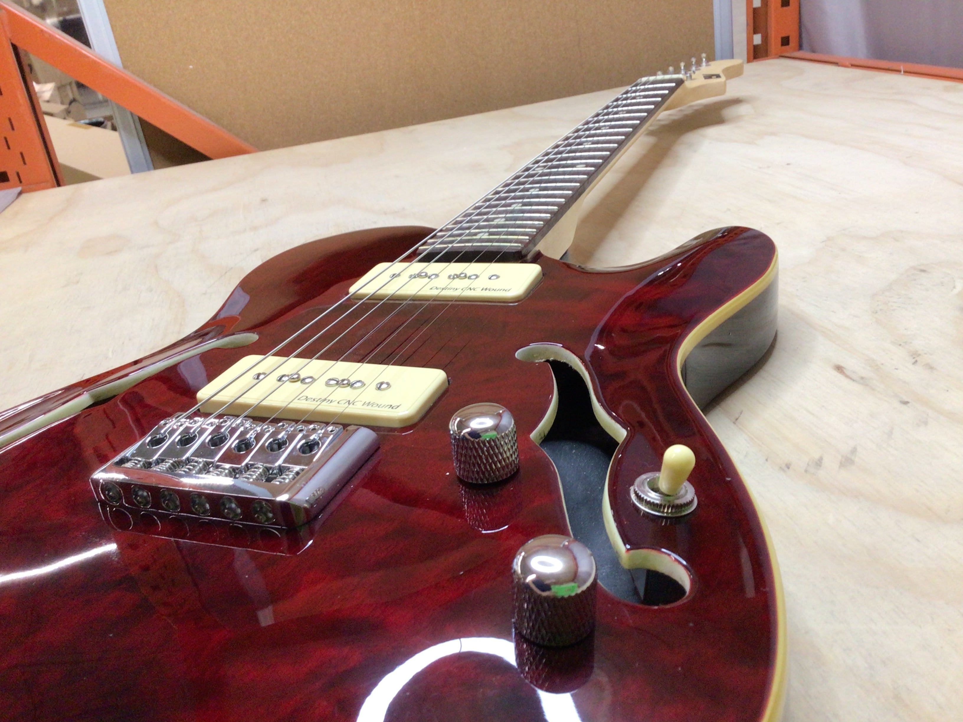 IYV 6 String ITF-400TRD PRS Solid-Body Electric Guitar, Red **OPEN BOX** (8108780093678)